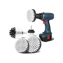 4 Adet Matkap Temizleme Fırçası, Elektrikli Matkap İçin 2/3,5/4/5 İnç Döner Temizleme Fırçası Yumuşak Fırça Sazan