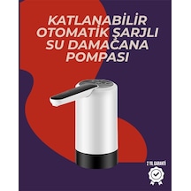 Otomatik Damacana Su Pompası 40-80 Saniye Zaman Ayarlı %90 Açılabilir Hijyenik Tasarım Şarjlı Ve Portatif standart