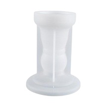 Suntek Sütun Mumluk 11.2cmx8.4cmx8.4cm Için Silikon Mumluk