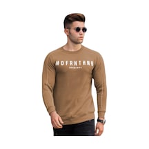 About Blank Madmext Kahverengi Bisiklet Yaka Sweatshirt 5319,kahverengi M Acı Kahverengi