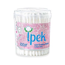 2 Adet İpek Kulak Pamuğu 100 Yuvarlak