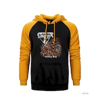 Asphyx Sarı Reglan Kol Kapşonlu Sweatshirt Sarı (509949783) Sarı