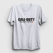 Presmono Unisex Black Ops Call Of Duty T-shirt Beyaz