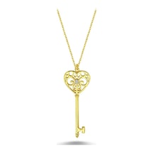 Taşlı Küçük Anahtar Kolye (498176353) Taşlı Küçük Anahtar Kolye (498176353)