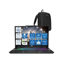 MSI Cyborg 17 B13WFKG-210XTRP26 i7-13620H 64 GB 256 GB SSD RTX5060 17.3" W11P Dizüstü Bilgisayar + Zetta Çanta