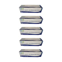 Burpak Heavy Duty Ağır Hizmet Tipi Alüminyum Folyo - 30 Cm. X 150 Metre - 18 Mikron - 5 Paket