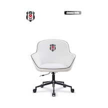 Fanchair X Beşiktaş Icon Beyaz Çalışma Koltuğu-38