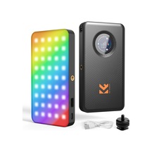 135 Led Rgb Video Işığı, Dahili 5000 Mah Pil, Kısılabilir Kompakt Fotoğraf Işığı, Dslr Kamera, Crı 96, 2812lu
