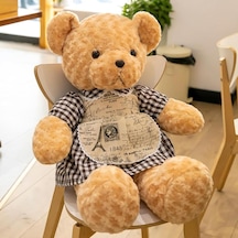 Kıyafetli Ayı 60 Cm Figür Peluş Oyuncak - Büyük Peluş Oyuncak - Tgs-p202590 Çok Renkli