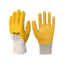 Beybi Pamuk Nitril PMK KN350 9 Beden Eldiven 12li Paket EN388 (2111X)