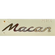 Porsche Uyumlu Yazı Macan Krom