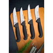 İncisive Serisi 4 Parça Mutfak Bıçak Seti Et Ekmek Sebze Meyve Bıçak