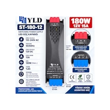 St-180-12 180w 12v 15a Slim Led Güç Kaynağı Led Trafosu Switching Power Supply
