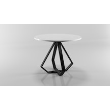 Elmas Model Kafe Metal Masa Ayak Seti Siyah Metal Masa Ayağı