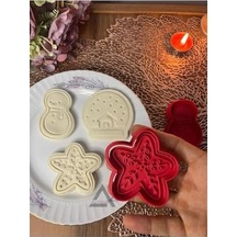 Yılbaşı & Yeniyıl Kurabiye Kalıbı Set-2 3&apos Lü
