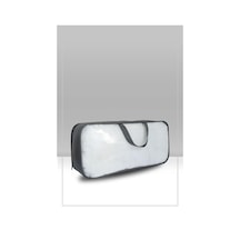 Pvc & Şeffaf Telli Valiz Hurç 60x30x18 Siyah - Şeffaf