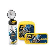 Batman Lisanslı Okul Seti 500 Ml Matara, Beslenme Kutusu, Kalem Kutusu Diğer