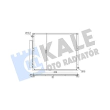Kale Klıma Radyatoru Toyota Land Cruıser Prado 3.0d4d 02/10 596 516x16 Klr-350680