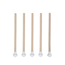 5'li Pürüzsüz Ahşap Kuş Tüneği 25 Cm