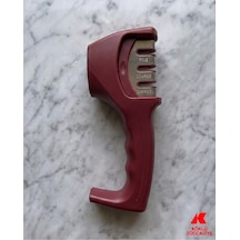 Ergonomik Saplı 3 Açılı Bıçak Bileme Aleti