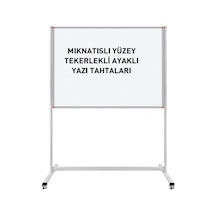 Mıknatıslı Yüzey Tekerlekli Ayaklı Yazı Tahtaları