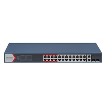 Hıkvısıon Ds-3e1326p-eı B 24 Port 10/100+2x1gb Rj45/sfp Uplınk Combo 370w 300 Metre Poe Yönetilebil