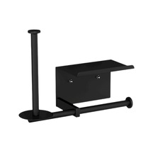 Suntek Banyo Tuvalet Mutfak Için Telefon Rafı Duvara Siyah-b