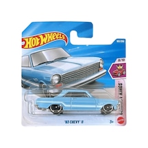 Hot Wheels '63 Chevy Iı - 1/64 Diecast Model Araba Çok Renkli