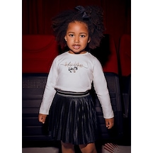 Mayoral Siyah Kız Çocuk Pileli Etek 4903 Siyah