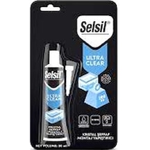 Selsil Şeffaf Montaj Yapıştırıc Ultra Clear 50ml 5615