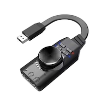 Midex Sg-135 Harici Usb Ses Kartı Gaming Pubg Lol Oyun 7.1 Ses Kartı