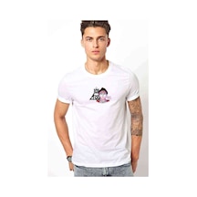Pete Wentz Fall Out Boy Logo Baskılı Beyaz Erkek Tshirt
