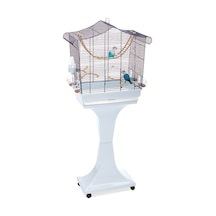 Imac - 50 - Sofıa Ayaklı Kuş Kafesi - Cadde101 - Morcivert 62,5x33x61/132cm