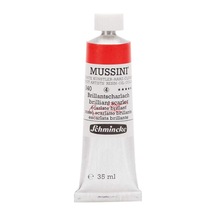 Mussini 35Ml Yağlı Boya Seri:4 No:340 Brilliant Scarlet