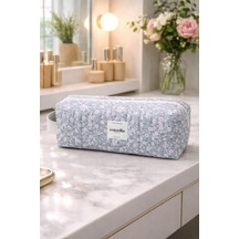 Estrella Mini Dy-son Airwrap Ve Tüm Saç Şekillendiriciler İçin Xl Boy Çanta Seyahat Çantası Mini Gri Çizgi Çok Renkli