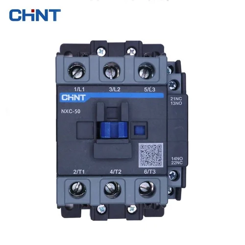 Chınt Nxc-50 220v Ac Bobinli 3p 22kw 50a 1na+1nk Yardımcı Kontaklı Kontaktör