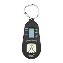 Siyah-üniversal İşitme Cihazı Pili Test Pil Test Cihazı Dijital Ölçüm Cihazı Lcd Ekran Düğme Pili