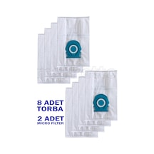 8 Adet Uyumlu Miele Guard Serisi Süpürge Toz Torbası M1/l1/s1