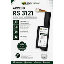 Arçelik Rs 3121 Uyumlu Robot Süpürge Bataryası 10.8v / 11.1v 2800mah Li-ion Şarj Edilebilir Pil