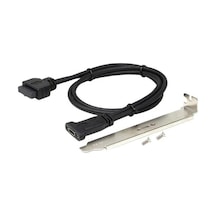 19 pin usb 3.0 to 3.1 panel tipi type-c dönüştürücü