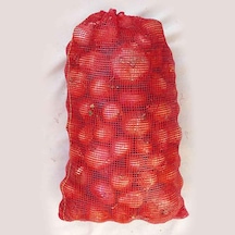 45x75 Soğan Patates Ceviz Çuvalı 1000 Adet Kırmızı Polimer File Çuval