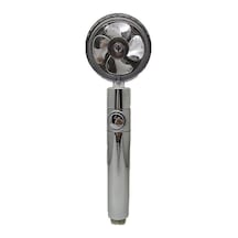 Turbo Stoplu Tasarruflu Masaj Etkili Silver El Duşu, Metal Siyah