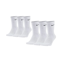 Nike Everyday Cushioned Crew Antrenman 6ÇİFT Beyaz