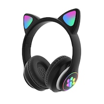 STN-28 Parlayan Kedi Kulak Katlanabilir Kablosuz Kulaklık