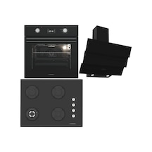 Termikel BO O6555C DB + BH P7194C B + CH S6532C BB Siyah Ankastre Set