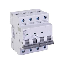 6vtb-4c100 Otomatik Sigorta 6ka C Tipi 4 Kutup 100a