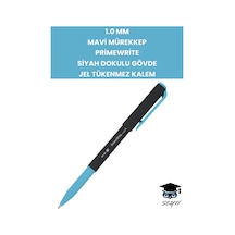1.0 Mm Mavi Mürekkep Primewrite Siyah Dokulu Gövde Jel Tükenmez Kalem Çok Renkli