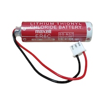 Maxell Er6c 3.6v Aa Size 3 Pın Lithium Pil Soketli