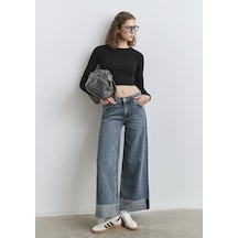 Mavi - Emilia Classic Denim Puslu Koyu Mavi Jean Pantolon 1012641-90118 Koyu Mavi