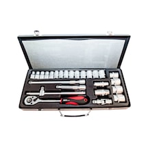 Nttools 26 Parça 1/2" Yıldız Cr-v Lokma Seti